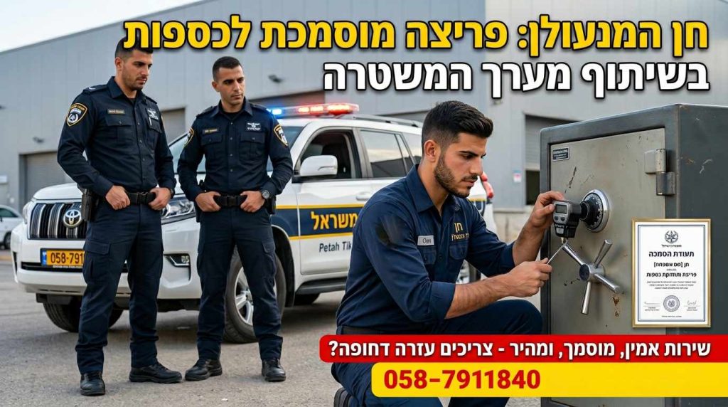 חן פורץ כספות בשיתוף מערך המשטרה